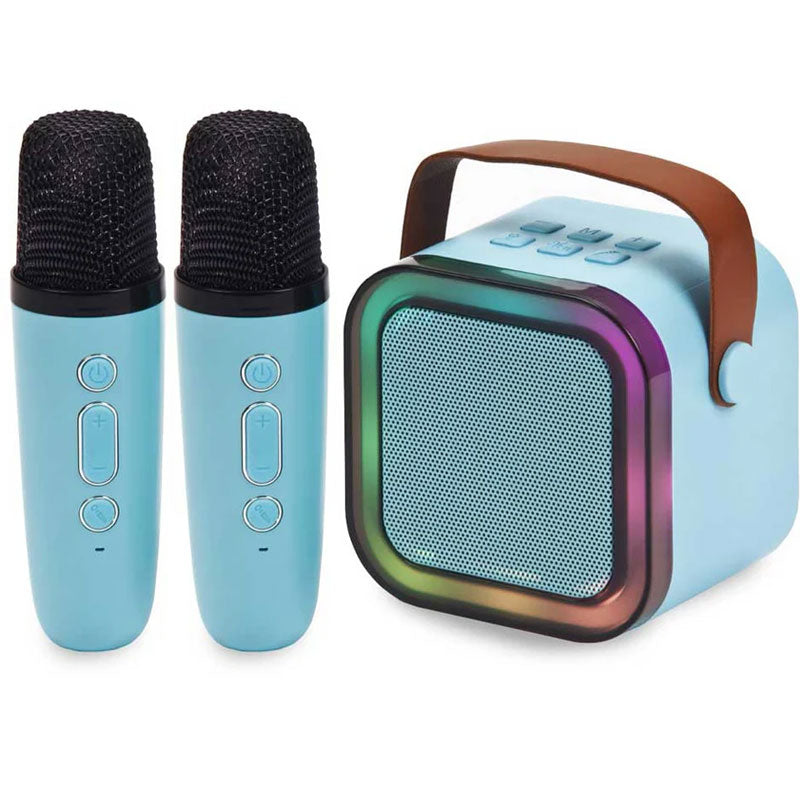 רמקול קריוקי עם 2 מיקרופונים אלחוטיים