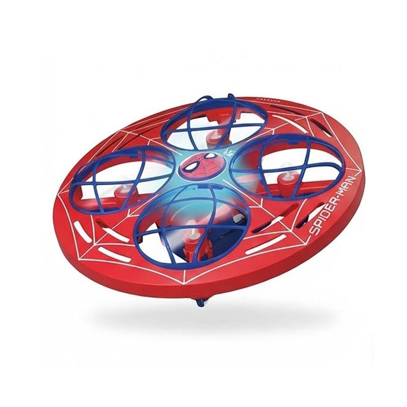 רחפן לילדים בעיצוב ספיידרמן עם שלט רחוק ותאורת לד