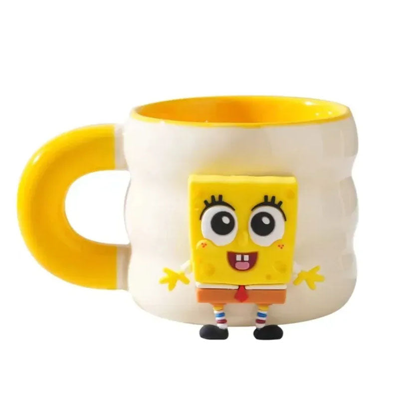 ספל קרמיקה בוב ספוג עם בובה מגנטית