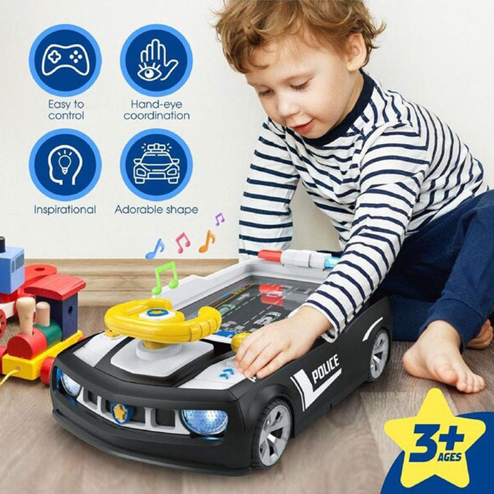 ניידת משטרה משחק מרוץ מכוניות לילדים