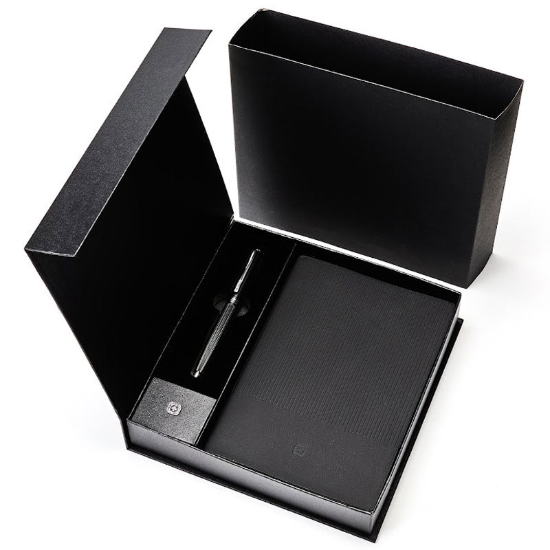 סט סוויס מחברת ועט באריזת יוקרה