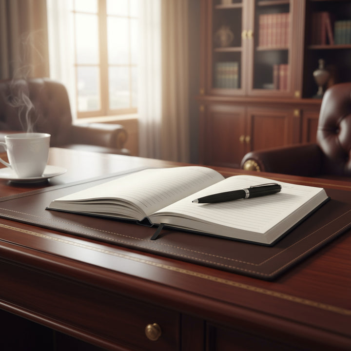 מחברת עם עט יוקרתי למנהל