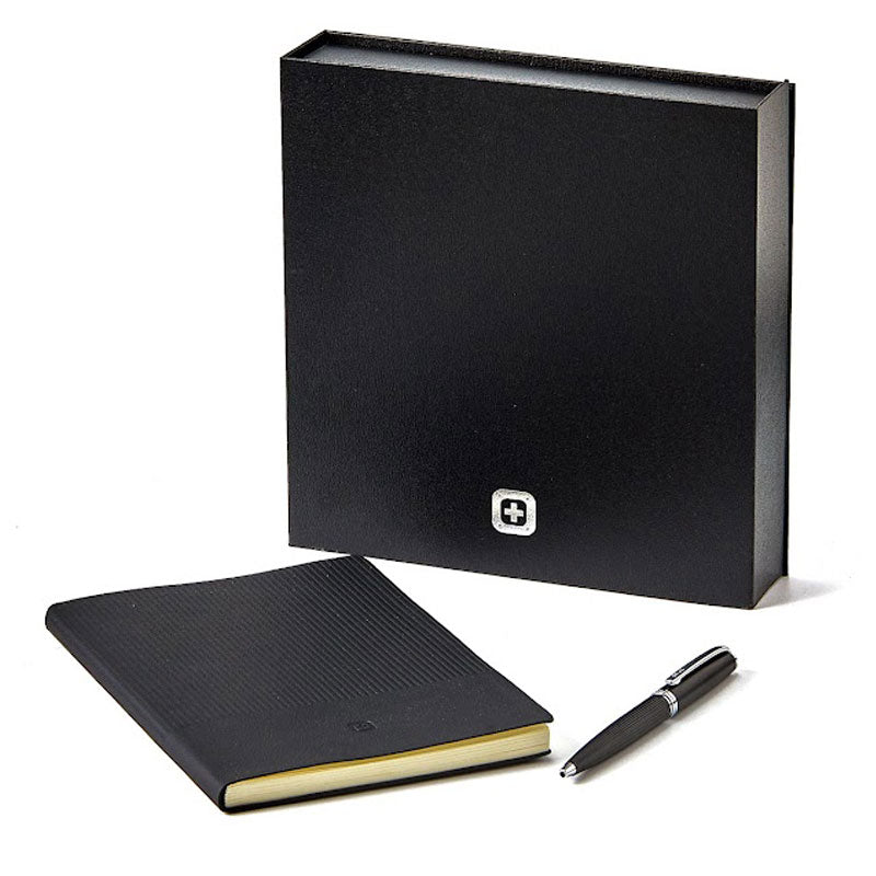 סט סוויס מחברת ועט באריזת יוקרה