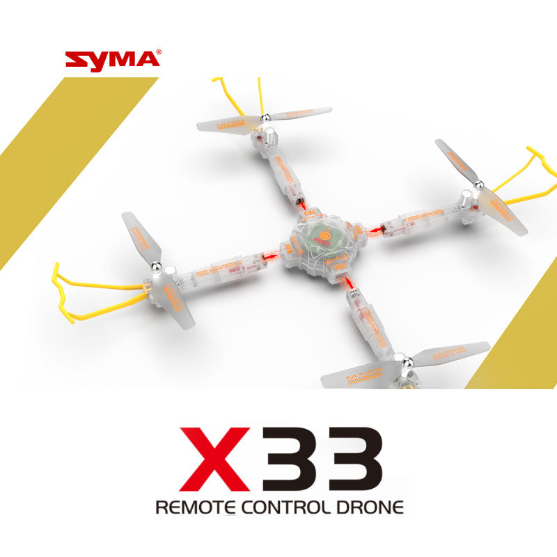 רחפן חכם SYMA X33: טיסה יציבה, ריחוף אוטומטי ופעלולי 360 מעלות