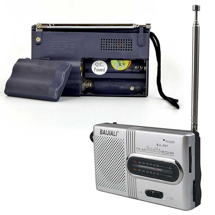 טרנזיסטור FM/AM על סוללות