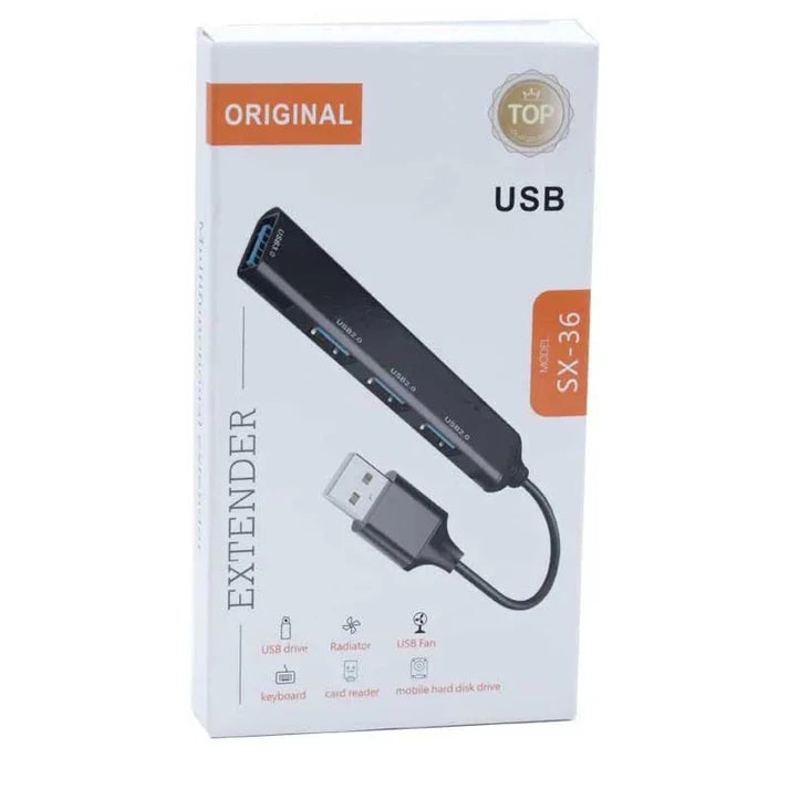 מפצל USB 4 כניסות