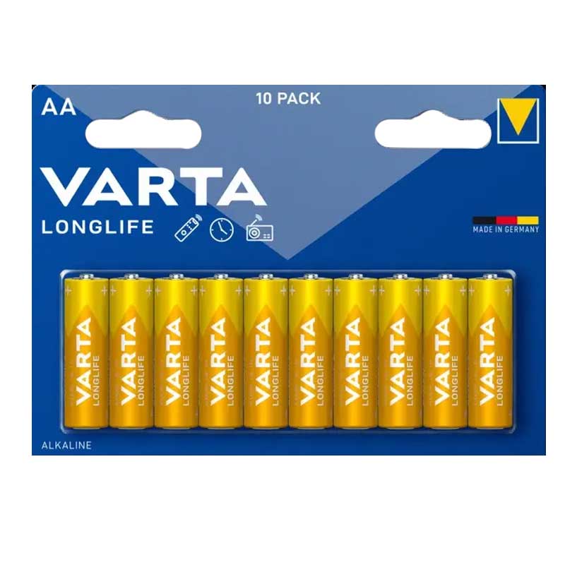 מארז 10 סוללות AA VARTA