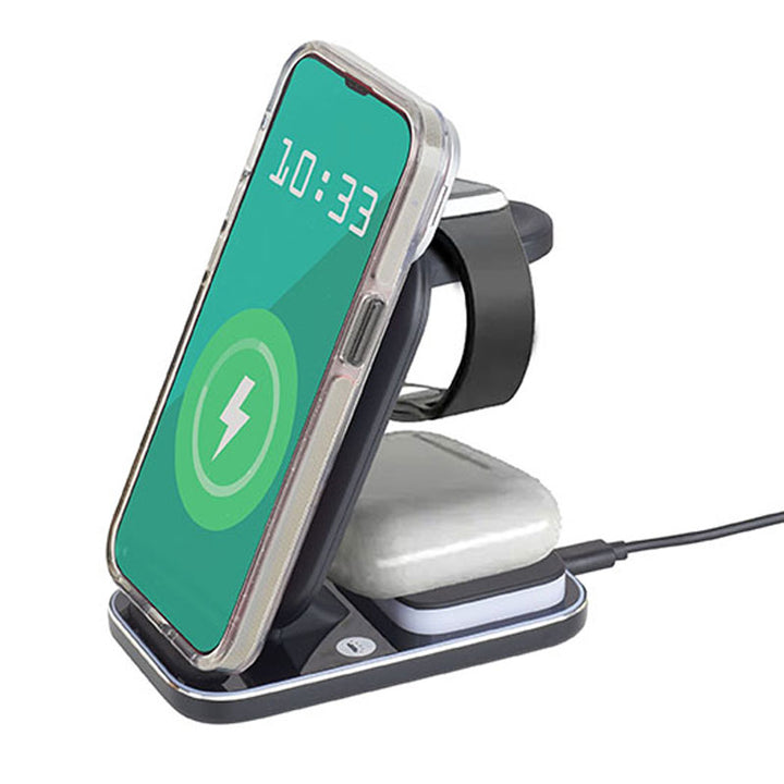 עמדת טעינה משולבת 3 ב-1