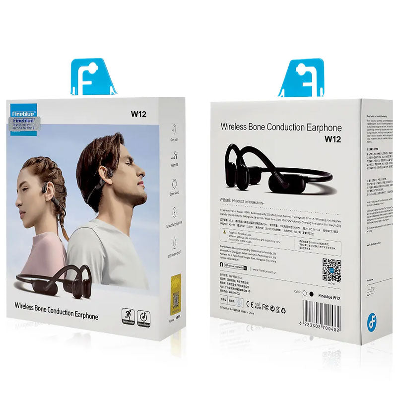 אוזניות ספורט אלחוטיות הולכת עצם Fineblue W12