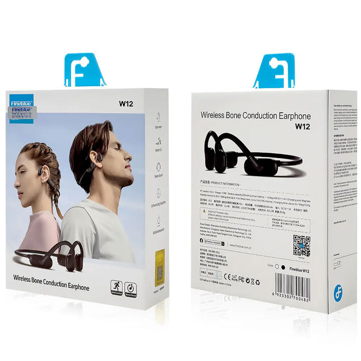 אוזניות ספורט אלחוטיות הולכת עצם Fineblue W12