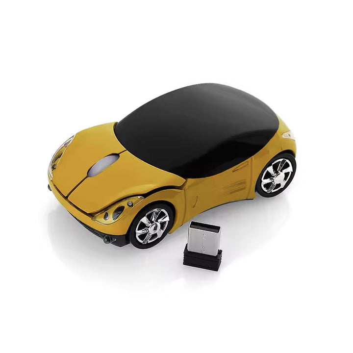 עכבר מחשב אלחוטי בצורת מכונית ספורט