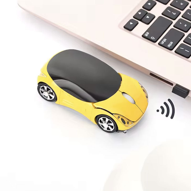 עכבר מחשב אלחוטי בצורת מכונית ספורט