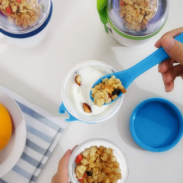 כוס יוגורט עם כף Wake Yo