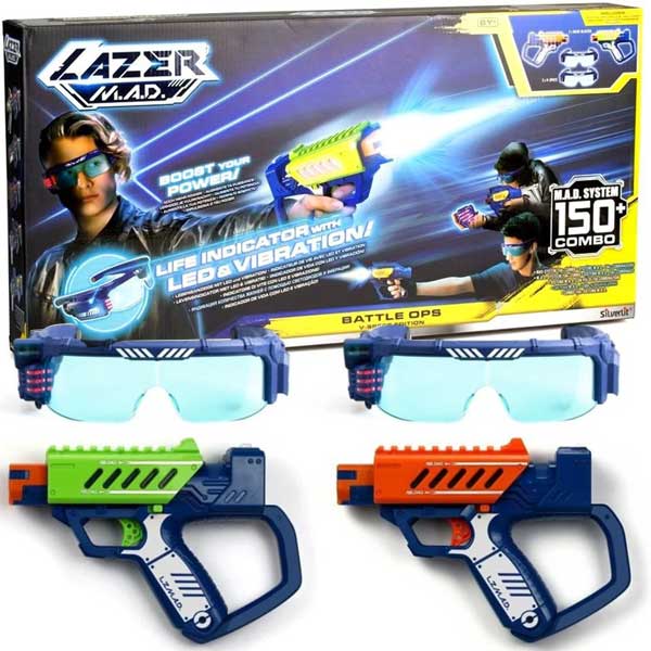 ערכת אקדחים זוגית Lazer MAD