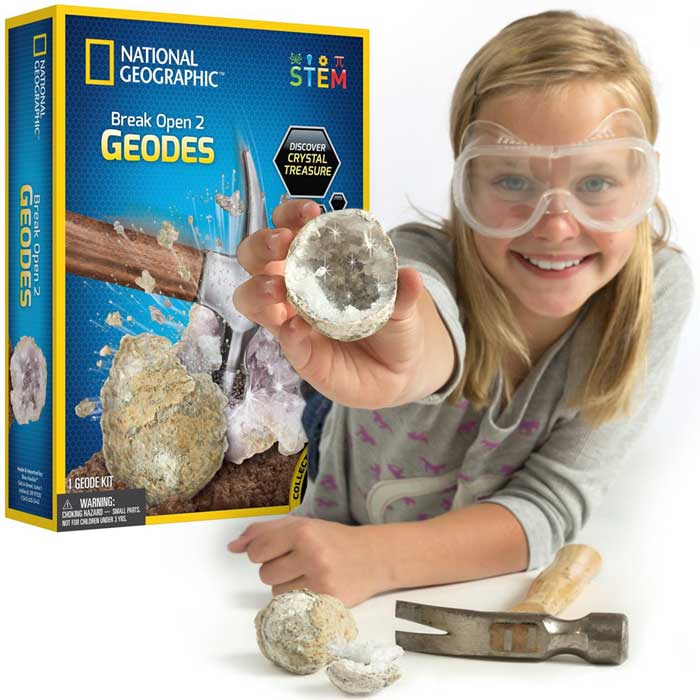 ערכת חציבת קריסטלים – גיאודות מבית National Geographic