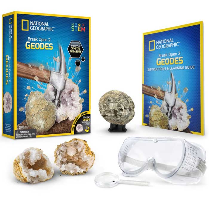 ערכת חציבת קריסטלים – גיאודות מבית National Geographic