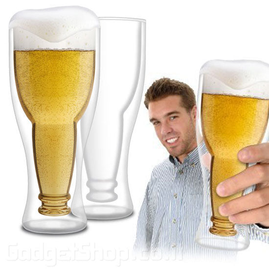 כוס בירה הפוכה