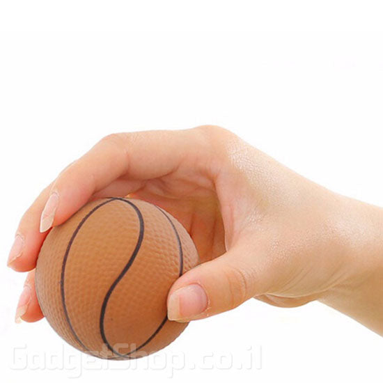 כדור לחץ להפגת מתחים כדורסל