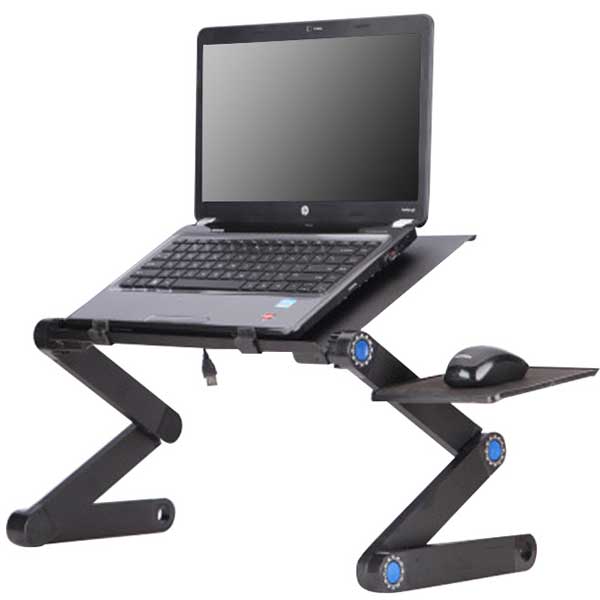 שולחן מתכוונן למחשב נייד - דגם משופר