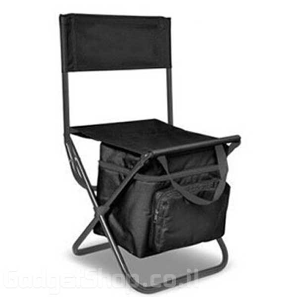 כיסא צידנית עם משענת גב