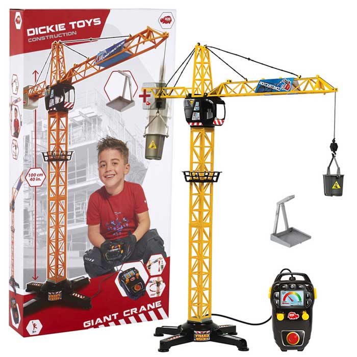 מנוף ענק עם שלט