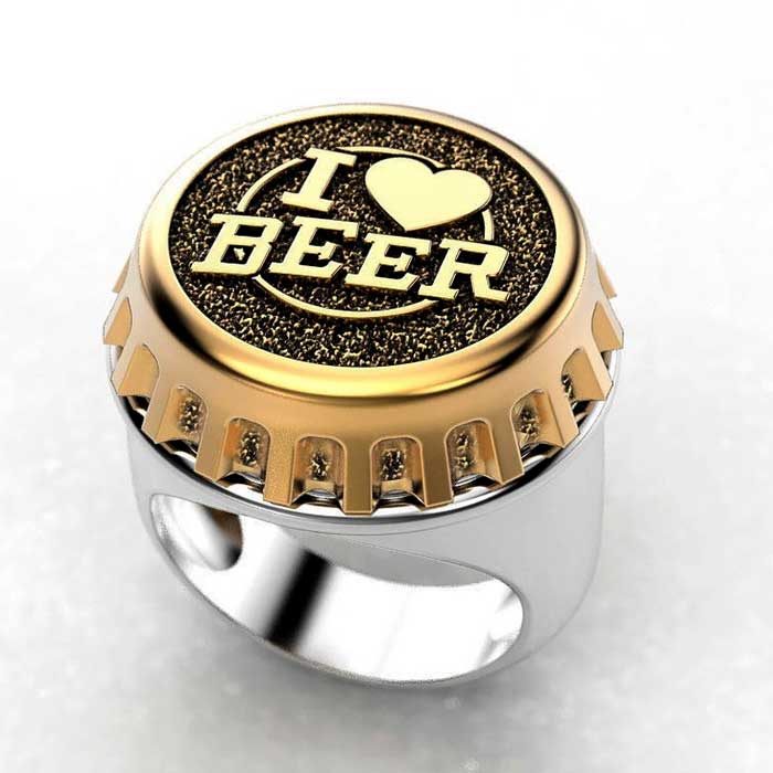 טבעת בירה I LOVE BEER