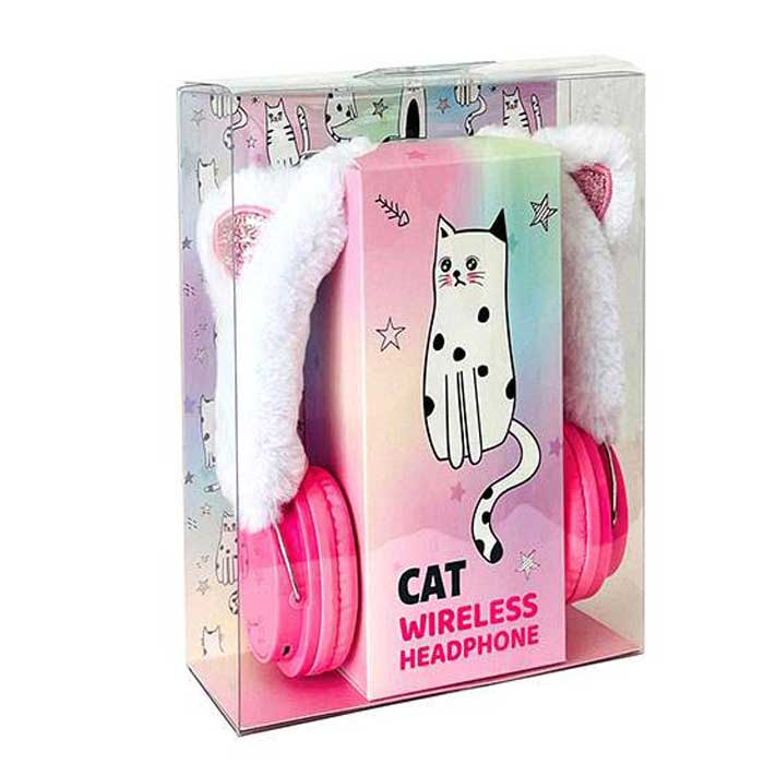 אוזניות בלוטוס בעיצוב חתול