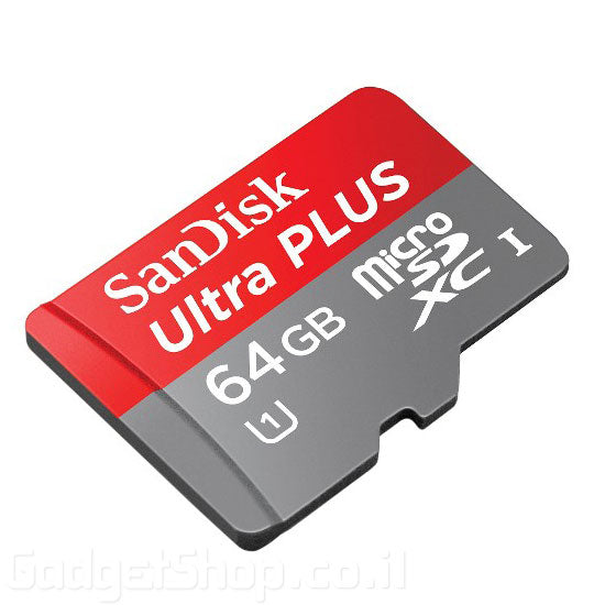 כרטיס זיכרון SanDisk סנדיסק 64GB