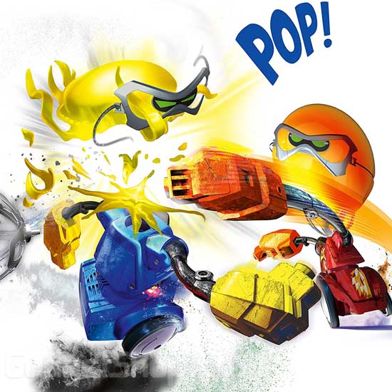 רובוטים מתאגרפים ראש בלון Balloon Puncher
